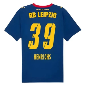 Maglia Calcio RB Leipzig 2025-26 Henrichs #39 Trasferta Uomo