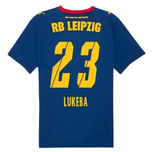 Maglia Calcio RB Leipzig 2025-26 Lukeba #23 Trasferta Uomo