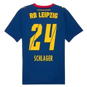 Maglia Calcio RB Leipzig 2025-26 Schlager #24 Trasferta Uomo
