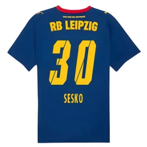 Maglia Calcio RB Leipzig 2025-26 Sesko #30 Trasferta Uomo