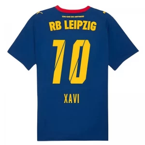 Maglia Calcio RB Leipzig 2025-26 Xavi #10 Trasferta Uomo