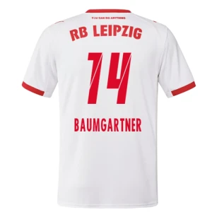 Maglia Calcio RB Leipzig Baumgartner #14 2025-26 Prima Uomo