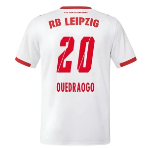 Maglia Calcio RB Leipzig Ouedraogo #20 2025-26 Prima Uomo
