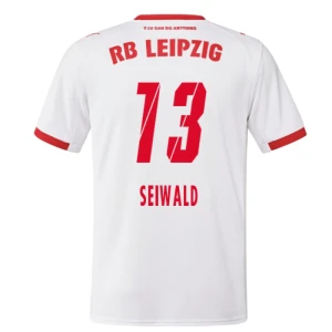 Maglia Calcio RB Leipzig Seiwald #13 2025-26 Prima Uomo