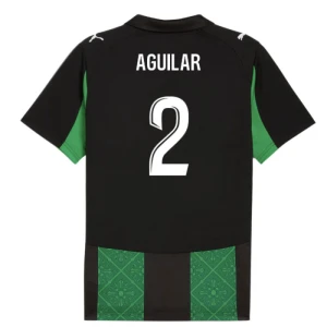 Maglia Calcio RC Lens 2025-26 Aguilar #2 Trasferta Uomo