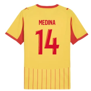 Maglia Calcio RC Lens Medina #14 2025-26 Prima Uomo