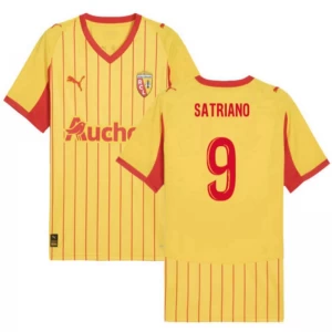 Maglia Calcio RC Lens Satriano #9 2025-26 Prima Uomo
