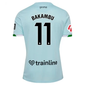 Maglia Calcio Real Betis 2025-26 Bakambu #11 Trasferta Uomo