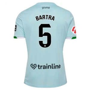 Maglia Calcio Real Betis 2025-26 Bartra #5 Trasferta Uomo