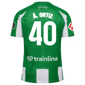 Maglia Calcio Real Betis A. Ortiz #40 2025-26 Prima Uomo