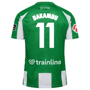 Maglia Calcio Real Betis Bakambu #11 2025-26 Prima Uomo