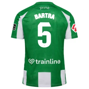 Maglia Calcio Real Betis Bartra #5 2025-26 Prima Uomo