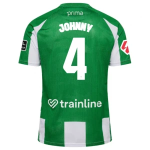 Maglia Calcio Real Betis Johnny #4 2025-26 Prima Uomo