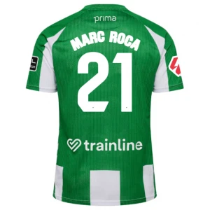Maglia Calcio Real Betis Marc Roca #21 2025-26 Prima Uomo
