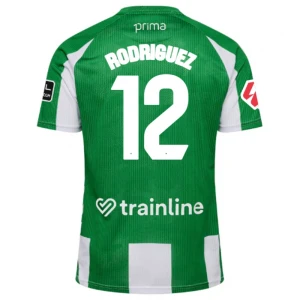 Maglia Calcio Real Betis Rodriguez #12 2025-26 Prima Uomo