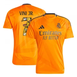 Maglia Calcio Real Madrid 2024-25 Bear Champ Font Vinicius Junior #7 Trasferta Uomo
