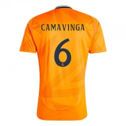 Maglia Calcio Real Madrid 2024-25 Eduardo Camavinga #6 Trasferta Uomo