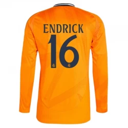 Maglia Calcio Real Madrid 2024-25 Endrick #16 Trasferta Uomo Manica Lunga