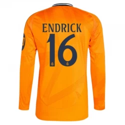 Maglia Calcio Real Madrid 2024-25 HP Endrick #16 Trasferta Uomo Manica Lunga