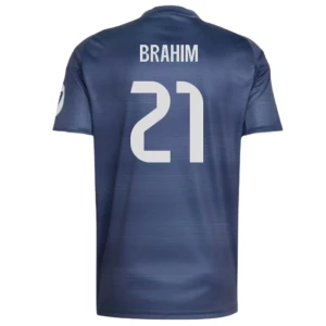 Maglia Calcio Real Madrid 2025-26 Brahim #21 Trasferta Uomo