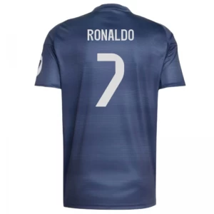 Maglia Calcio Real Madrid 2025-26 Cristiano Ronaldo #7 Trasferta Uomo