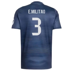 Maglia Calcio Real Madrid 2025-26 E. Militao #3 Trasferta Uomo