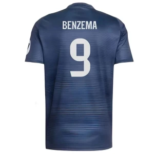 Maglia Calcio Real Madrid 2025-26 Karim Benzema #9 Trasferta Uomo
