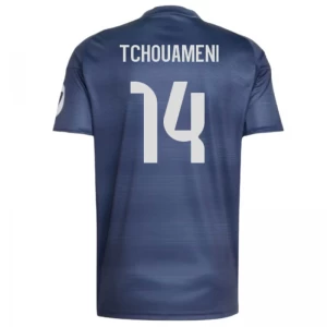 Maglia Calcio Real Madrid 2025-26 Tchouameni #14 Trasferta Uomo