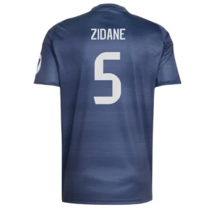 Maglia Calcio Real Madrid 2025-26 Zinédine Zidane #5 Trasferta Uomo