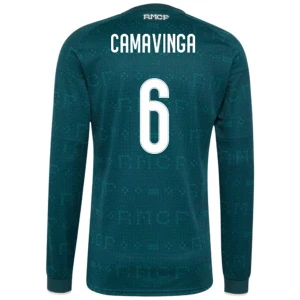 Maglia Calcio Real Madrid 2026-27 Eduardo Camavinga #6 Trasferta Uomo Manica Lunga