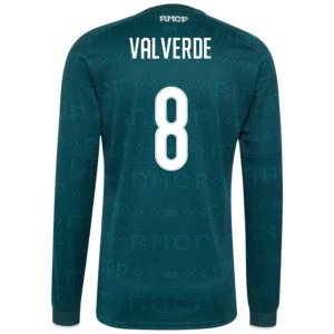 Maglia Calcio Real Madrid 2026-27 Federico Valverde #8 Trasferta Uomo Manica Lunga