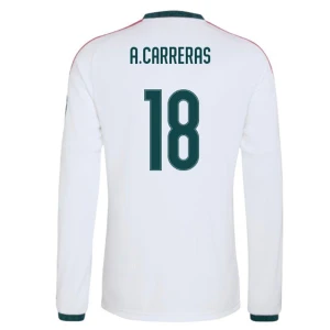 Maglia Calcio Real Madrid A. Carreras #18 2026-27 Prima Uomo Manica Lunga