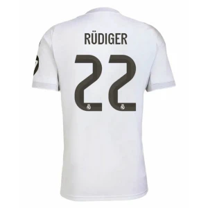 Maglia Calcio Real Madrid Antonio Rudiger #22 2025-26 Prima Uomo