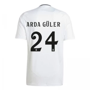 Maglia Calcio Real Madrid Arda Guler #24 2024-25 Prima Uomo
