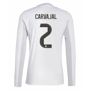Maglia Calcio Real Madrid Carvajal #2 2025-26 Prima Uomo Manica Lunga
