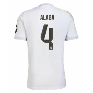Maglia Calcio Real Madrid David Alaba #4 2025-26 Prima Uomo