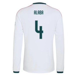Maglia Calcio Real Madrid David Alaba #4 2026-27 Prima Uomo Manica Lunga