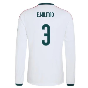 Maglia Calcio Real Madrid E. Militao #3 2026-27 Prima Uomo Manica Lunga