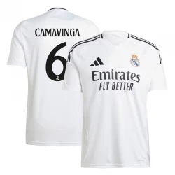 Maglia Calcio Real Madrid Eduardo Camavinga #6 2024-25 Prima Uomo