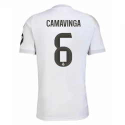 Maglia Calcio Real Madrid Eduardo Camavinga #6 2025-26 Prima Uomo