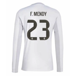Maglia Calcio Real Madrid F. Mendy #23 2025-26 Prima Uomo Manica Lunga
