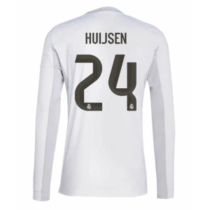 Maglia Calcio Real Madrid Huijsen #24 2025-26 Prima Uomo Manica Lunga