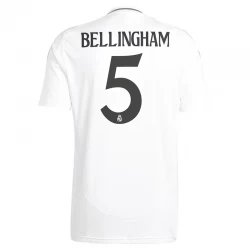 Maglia Calcio Real Madrid Jude Bellingham #5 2024-25 Prima Uomo