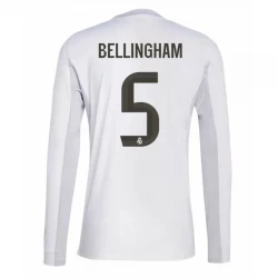 Maglia Calcio Real Madrid Jude Bellingham #5 2025-26 Prima Uomo Manica Lunga