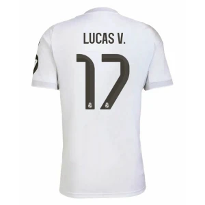 Maglia Calcio Real Madrid Lucas V. #17 2025-26 Prima Uomo