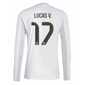 Maglia Calcio Real Madrid Lucas V. #17 2025-26 Prima Uomo Manica Lunga