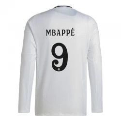 Maglia Calcio Real Madrid Mbappe #9 2024-25 Prima Uomo Manica Lunga