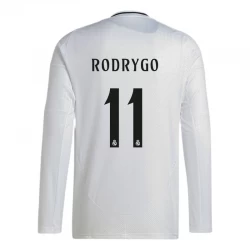 Maglia Calcio Real Madrid Rodrygo #11 2024-25 Prima Uomo Manica Lunga