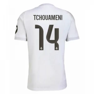 Maglia Calcio Real Madrid Tchouameni #14 2025-26 Prima Uomo