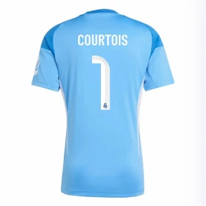 Maglia Calcio Real Madrid Thibaut Courtois #1 2025-26 Portiere Prima Uomo